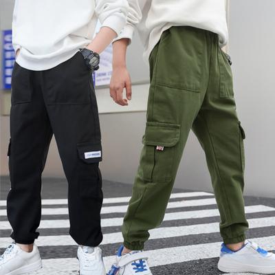 Boys Spring and Autumn Leggings Children's Handsome Fashion Overalls