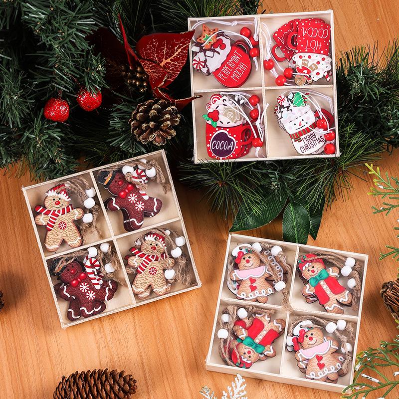 Ornamenti di Natale a Cartoni Animati: Set Regalo Omino Pan di Zenzero & Bambola Gelato