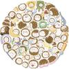 10 30 50Pcs Cute Animal Hedgehog Graffiti Stickers Cartoon Decal Kid Toy Diy Scrapbook Guitar Helmet Car Waterproof Sticker Gift