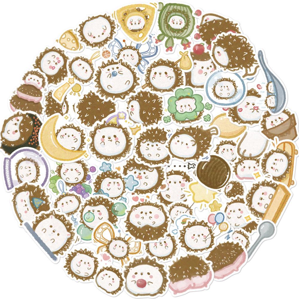 10 30 50Pcs Cute Animal Hedgehog Graffiti Stickers Cartoon Decal Kid Toy Diy Scrapbook Guitar Helmet Car Waterproof Sticker Gift