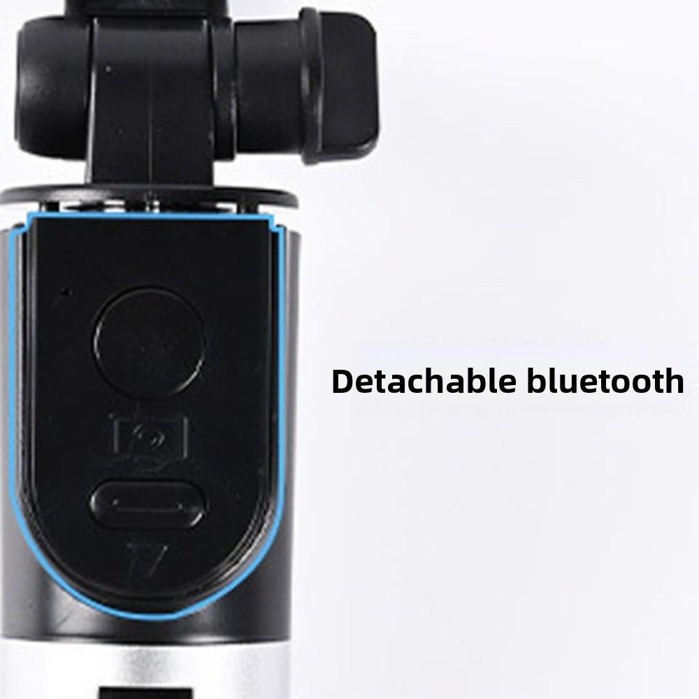 With LED Lamp Bluetooth Selfie Stick Portable Selfie Stick Tripod  Vlog Photography