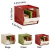 Wall-Mounted Tea Bag Storage Box Dustproof Instant Coffee Rack Sundries Storage Rack  for Home