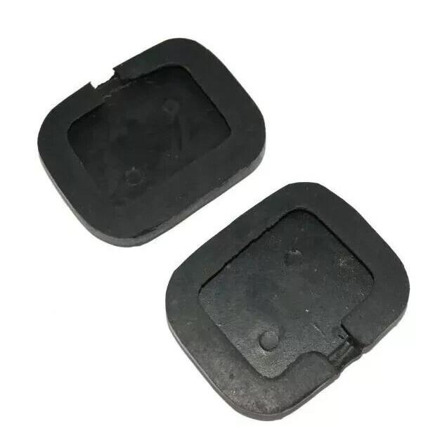 2 Black Clutch & Brake Pedal Rubber Pad Cover Sleeve For Willys Ford Jeeps