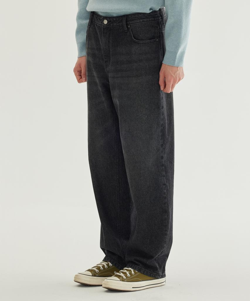 COVERNAT Regular Fit Brushed Denim Pants Blue