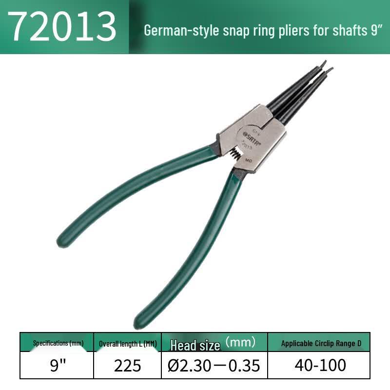 SATA German Straight External Circlip Pliers