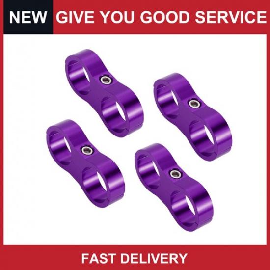 Hose Separator Clamp Fitting Adapter Line Separator Clamp AN12 24mm Purple New