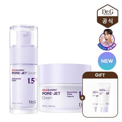[Dr. G] Red Blemish Bakuchiol Porejet Cream 50mL + Serum 30mL