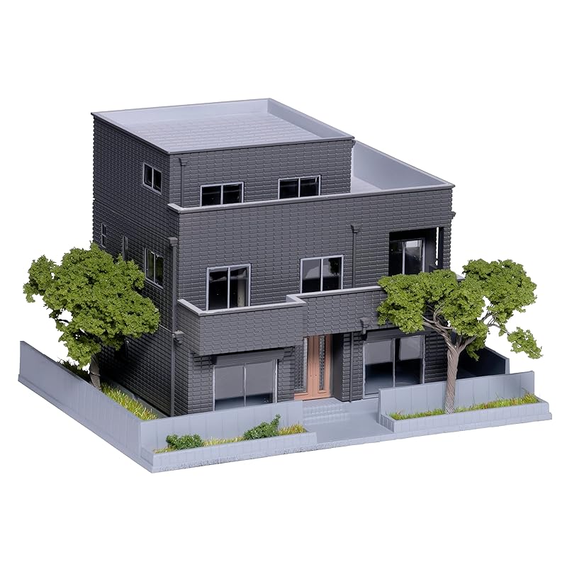 

KATO N gauge двухквартирный дом темно-серый диорама принадлежности 23-405D