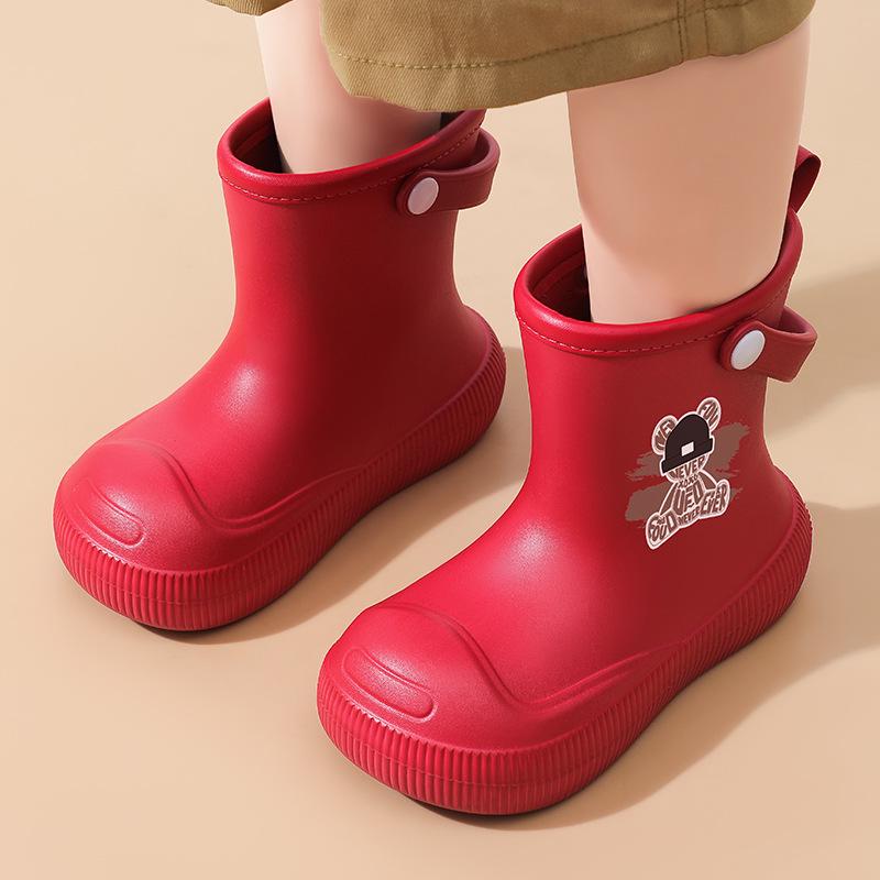 Dětské vodotěsné gumové holínky - Protiskluzové, vysoké provedení do školy