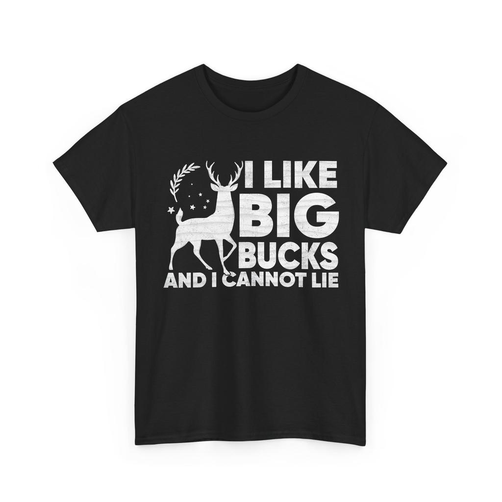 Deer Hunting T-Shirt, I Like Big Bucks and I Cannot Lie Hunting Season Shirt