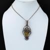 Neelite Gemstone Pure Copper Wire Wrapped Handmade Pendant Jewelry For Gift