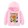 Nuovi Arrivi Autunnali Felpa con Cappuccio per Bambini Sprunki Felpa con Cappuccio Pullover per Bambini Incredibox Stampa HD Età 4-14 Poliestere Traspirante Felpe Anime per Ragazzi e Ragazze