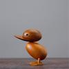 [HHT] Hochwertige Teakholz-Enten-Ornamente Niedliche Tierdekoration Enten Massivholzhandwerk Heimdekoration Kreative Feiertagsgeschenke