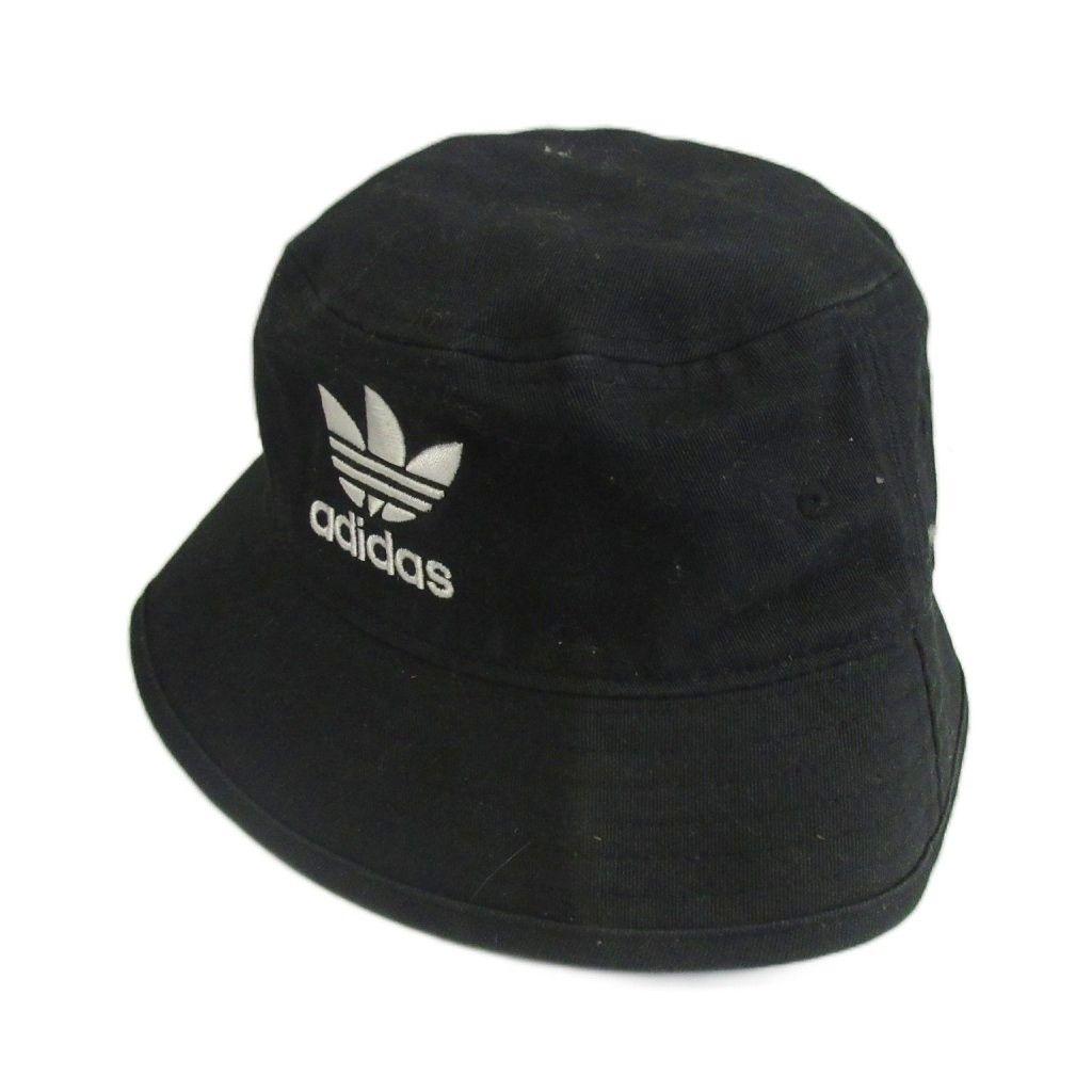 Used Adidas Bucket Hat Bucket Hat Logo Embroidery F 54-57cm Black AJ8995 /XZ GY99