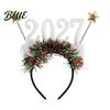 2027 Digital Headband Number Design Non-Slip Adjustable with Hair Hoop Star And Holiday Hoop for Christmas New Year Parties