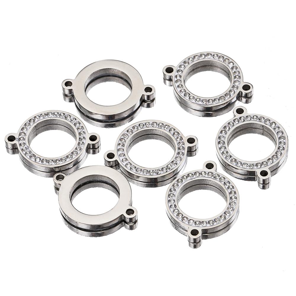 

No Fade 5pcs Stainless Steel Twist Knot Connectors Double Hole Charms Pendants For DIY Handmade Bracelet Necklace Jewelry Making 5pcs