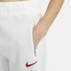 Nike Logo Print Straight Leg Relaxed Pants Women bottoms White CZ3618-100