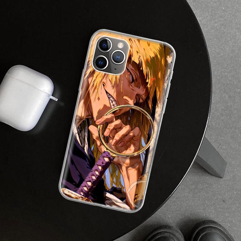 Bleach Shinji Hirako Phone Case Cover for iPhone 11 12 13 Mini 14 15 Plus 16 Pro Max 17 Air 7 8 + SE Art Customized Fundas 11 12