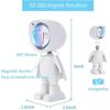 Led Spaceman Sunset Lamp - Astronaut Sunset Lamp Rainbow Projection Night Light With 360 Rotation, Network Modern Chargeable Floor Light With Usb