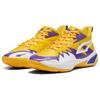 Puma Genetics Slip Resistant Abrasion Resistant Low Top Basketball Shoes Unisex Yellow 379905-05