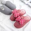 Microfiber indoor slippers, winter slippers, noise-reducing living room slippers, office slippers