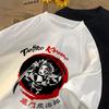 Summer 2026 Ghost Slayer Tanjiro Kazamons Ink Battle Trend 100 Cotton Printed Loose Tshirt for Unisex and Womens Top