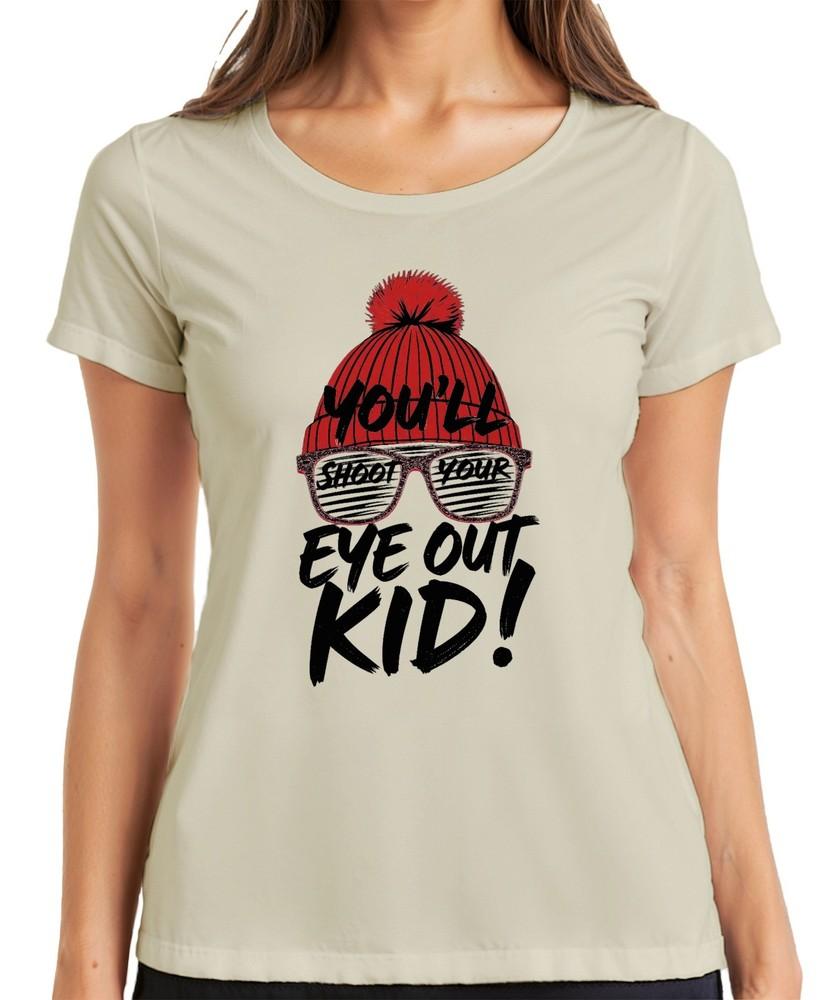 Youll Shoot Your Eye Out Kid Cult Movie Christmas Hat Retro Unisexs Tshirt