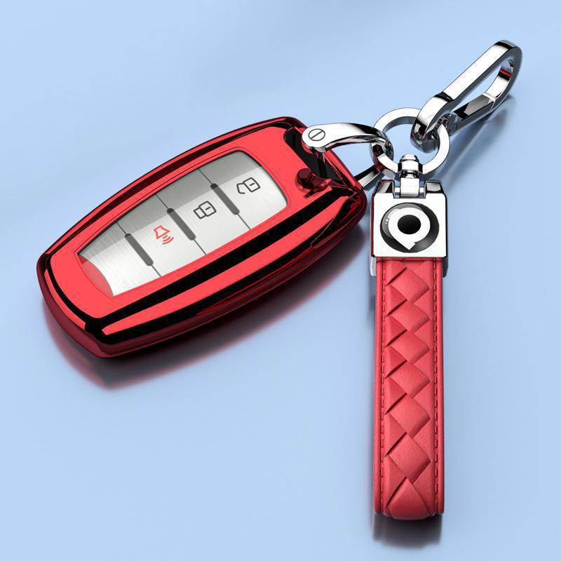 Great Wall Poer Key Case (19-24): Elite 2.4T Protective Shell with Hanging Buckle for 4WD Navigator
