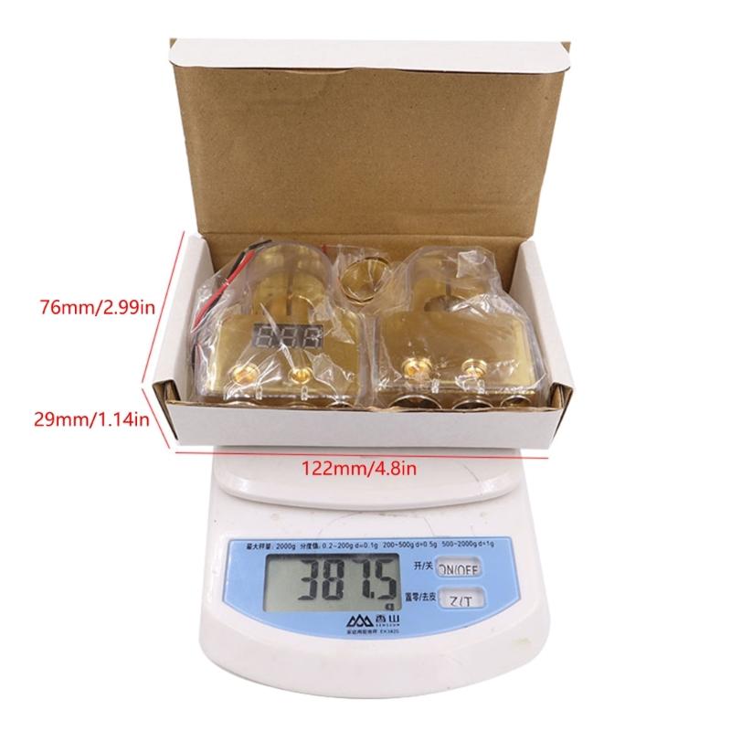 0/4/8/10 Gauge AWG Battery Terminals Connectors with Voltmeter Battery Post Clamp