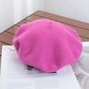 Berretto Donna Britannico Vintage Autunno e Inverno Lana Pittore Cappello Signora Cappello Bocciolo Versatile Tendenza ins