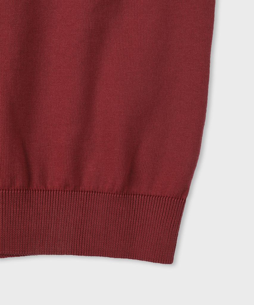 PANICALE Spread Collar Cotton Polo Shirt 3 Colors