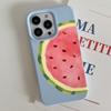 Ins Summer Watermelon Is Suitable for Apple iPhone17/16 Mobile Phone Case 14 Liquid Glutinous Rice 13 Fresh 12 Soft 15