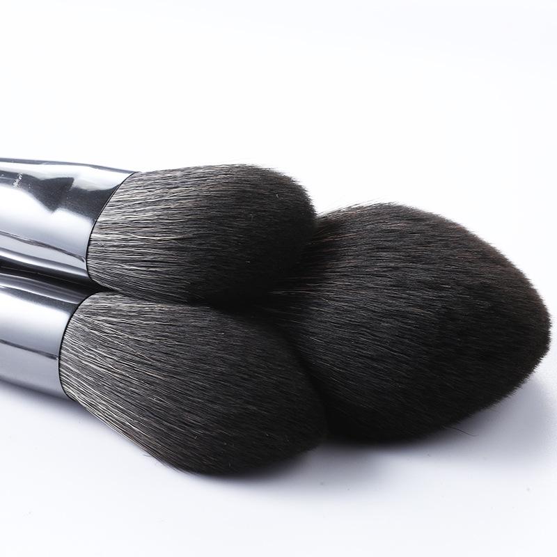 Phantom Purple 13-Piece Face Makeup Brush Set - Long Handle Blending Tools for Eyeshadow & More.