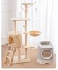 Five-Level Cat Tree with Sisal Post and Bed