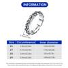 Authentic Ring copper Vintage White Zirconia Ring Floral Patterns Womans Ring Anniversary Delicate Gift Accessory