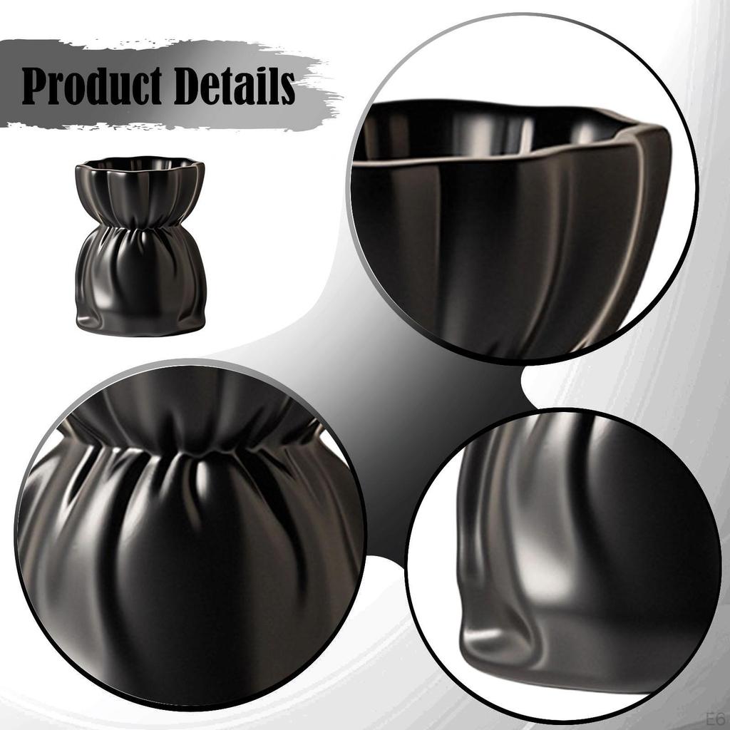 Decorative Vase Modern Ornament Aesthetic Minimalist Plant Pot for Home Entryway Indoor Wedding