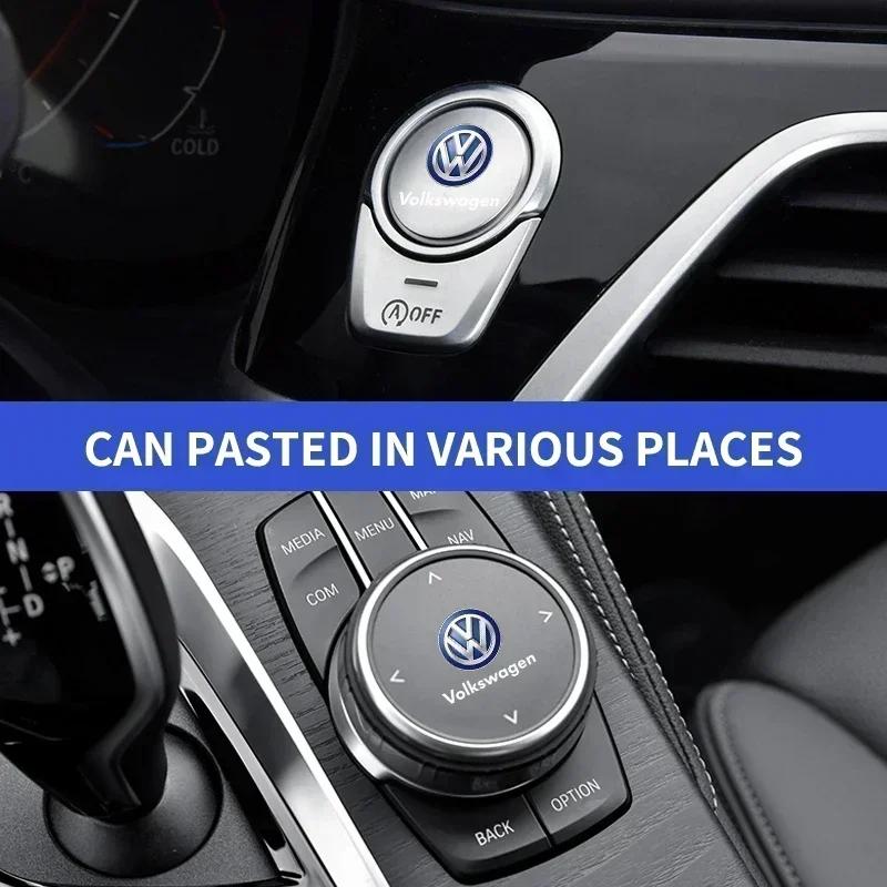 B5 VW For Volkswagen Car Random Post Sticker Steering Wheel Decal Interior Decoration For Volkswagen Golf 4 Mk5 Passat VW Sharan