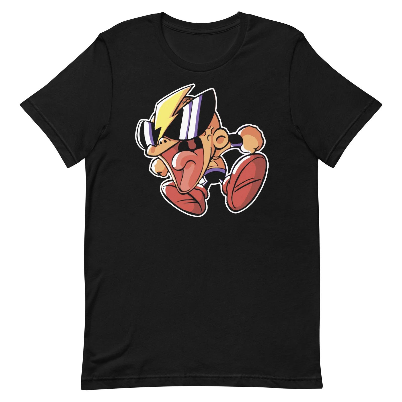 Air Zonk TurboGrafx-16 Video Game Black Graphic Tee Unisex t-shirt 4XL