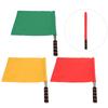 Competition Referee Signal Flag Performance Sports Order Handflag Stainless Steel Flagpole