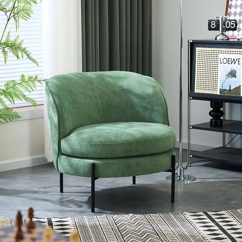 Scaune Sufragerie Catifea Alb Designer Individ Nordic Fotoliu Sufragerie Balcon Mobila Casa