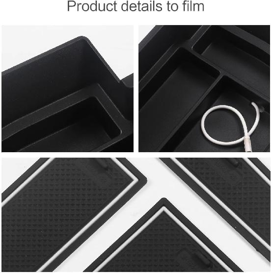 Fit for Toyota Bz4x 2022 2023, Car Centre Console Storage Box, ABS Centre Console Armrest Organiser Tray, Car Accessories