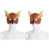Masquerade Mask Owl Mask Bird Mask Beak Feather Half Face Mask Halloween Cosplay Costume Costume Mask for Mardi Gras