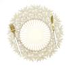 2/4PCS Dandelion Placemat for Dining Table PVC Plastic Hollow Coaster Table Bowl Mats Set Holiday Party Home Decor Wedding Party