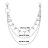 Edgy Spiked Metal Chain Accessory Detachable For Pants Bags Punk Style Secure Clasp Youth Punk Fashion belt Attachment