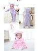 Flannel Baby Romper: Cartoon Bear, Cat, Rabbit, Sheep Onesie for Spring and Autumn
