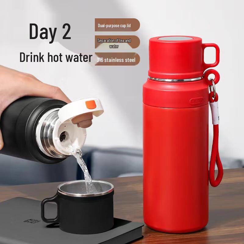 MRSIKEY 316 Stainless Steel Large Capacity Insulated Tea Tumbler