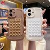 Fixing Suction Cup Curly Wave Case for iPhone 17 16 15 11 12 14 13 Pro Max 17 Air 16 E Xs Max Xr Soft Silicon Fixed Pad Cover