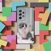 Cute Animals Cat Case For Samsung S21,S20,S10,Plus,S9,S22,S25,Ultra,S24,S23,FE,Lite,Soft Silicone Black