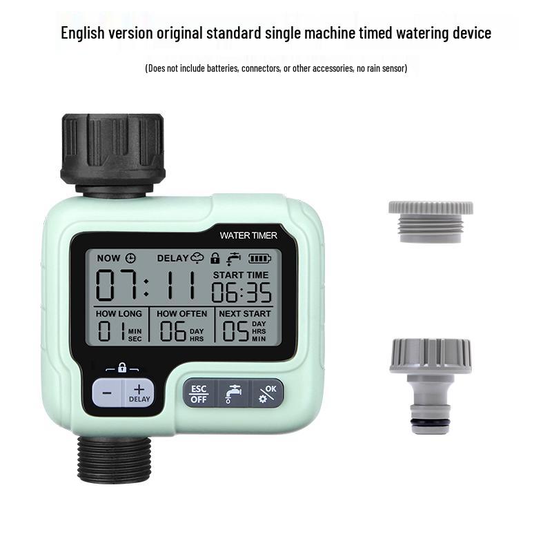 Smart Garden Sprinkler: Timed Irrigation System with Large Screen Controller for Automatic Flower Watering