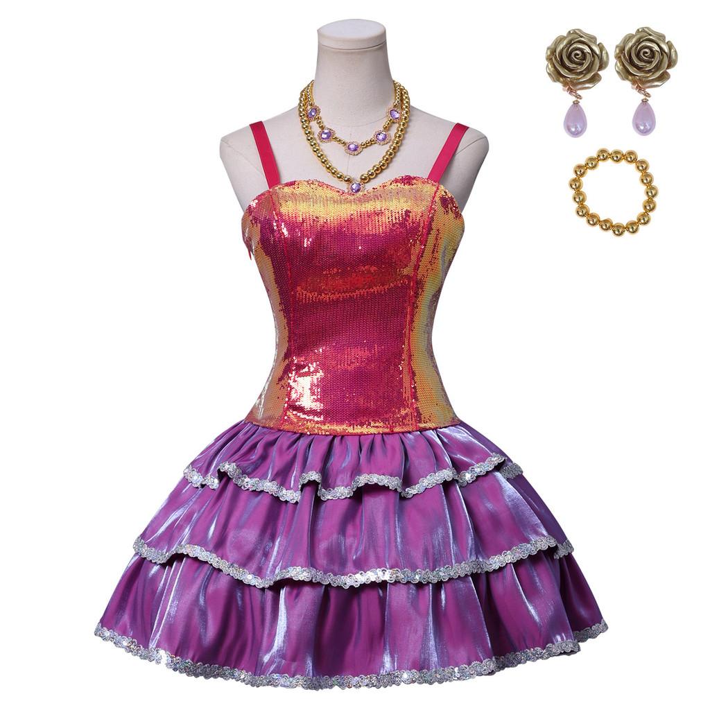 Barbie Life In The Dreamhouse Barbie Cosplay Kostüm Mit Satin Und Baumwollstoff Für Anime Fans